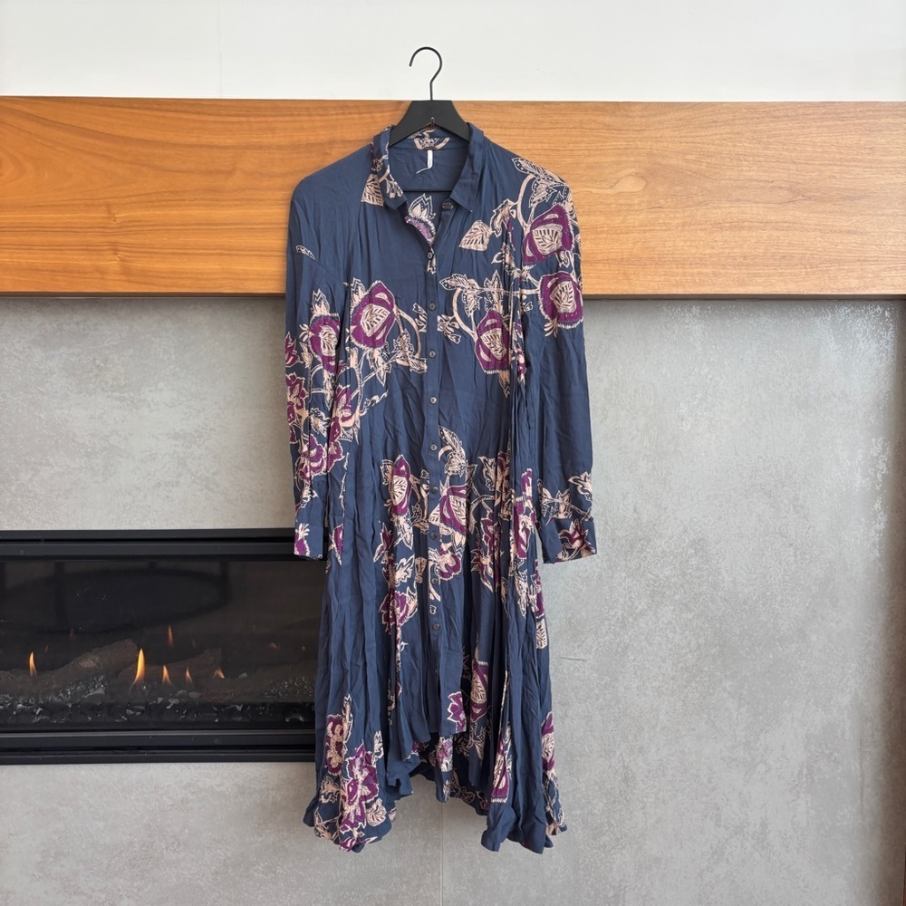 Free‎ People Floral Midi Dress, Size S